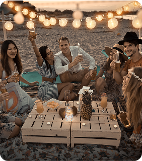 Вечеринка на пляже